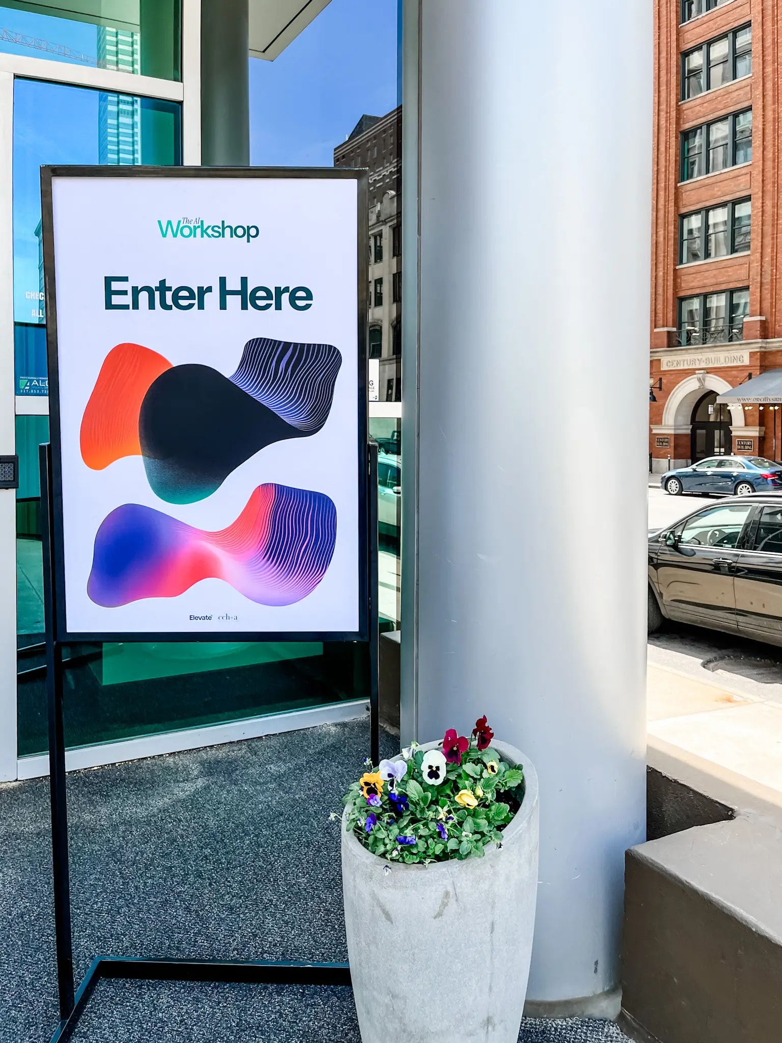 Elevate AI Workshop event space